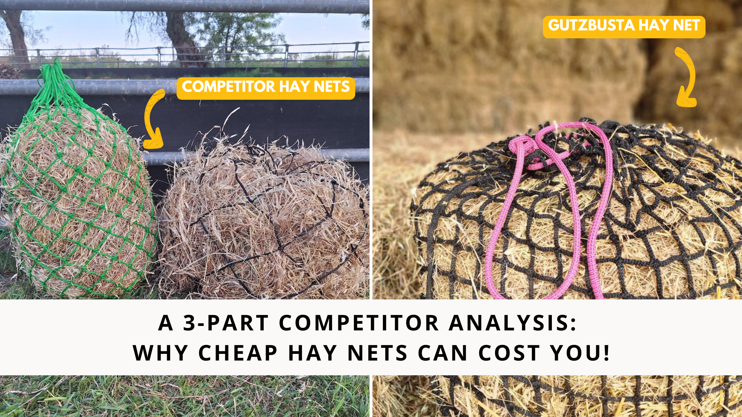Hay Pay A 3-Part Competitor Analysis: Why Cheap Hay Nets Can Cost You ...